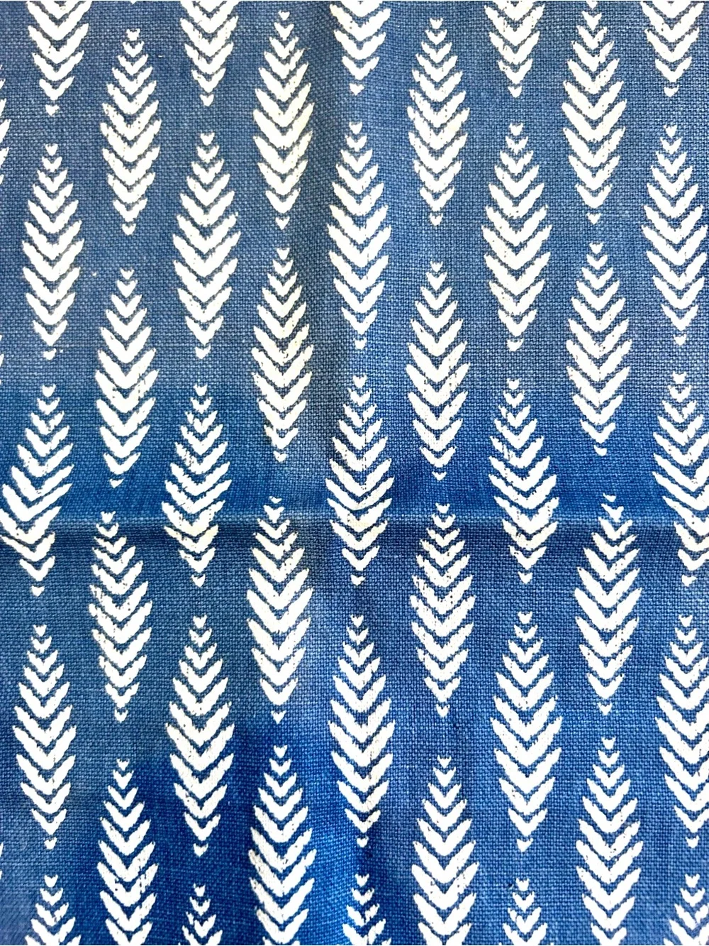 Blue & White Patterned Cotton 20 x 20 Pillow Inserts Collection of 6